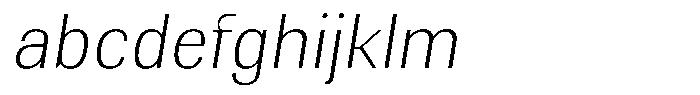 Elvarion Thin Oblique FONT