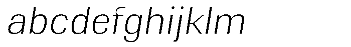 Elvarion Thin Semi Expanded Oblique FONT