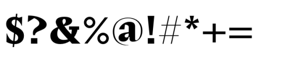 Elvira Serif Bold Font OTHER CHARS