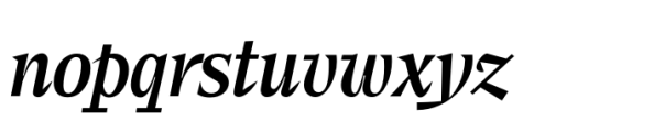 Elvira Serif Italic Font LOWERCASE