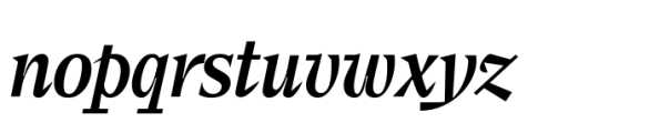 Elvira Serif Variable Italic Font LOWERCASE