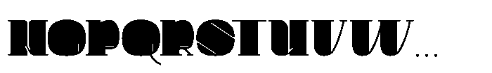 Elviro Font UPPERCASE