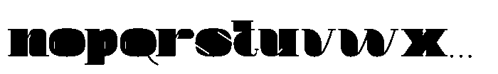 Elviro Font LOWERCASE
