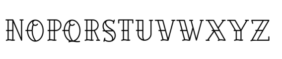 Elvishwild Regular Font LOWERCASE