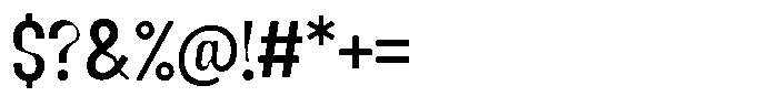 Elvora Font OTHER CHARS