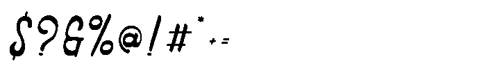 Elvya Regular Font OTHER CHARS