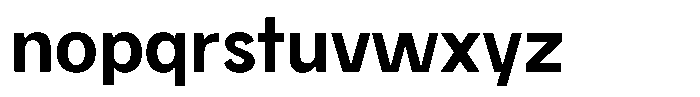 Elyasa Bold Font LOWERCASE