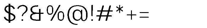 Elyasa Extra Light Font OTHER CHARS