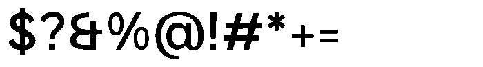 Elyasa Medium Font OTHER CHARS
