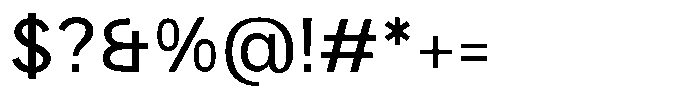 Elyasa Regular Font OTHER CHARS