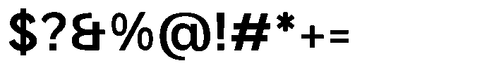 Elyasa Semi Bold Font OTHER CHARS
