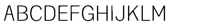 Elyasa Thin Font UPPERCASE