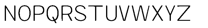 Elyasa Thin Font UPPERCASE