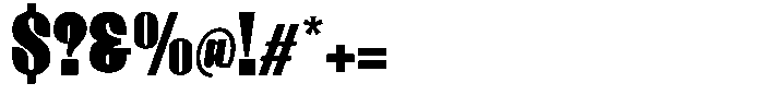 Elyon Black Font OTHER CHARS