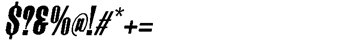 Elyon Bold Italic Font OTHER CHARS
