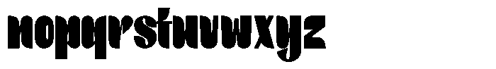Elyon Extra Black Font LOWERCASE