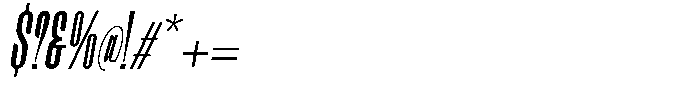 Elyon Extra Light Italic Font OTHER CHARS