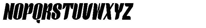 Elyon Heavy Italic Font UPPERCASE