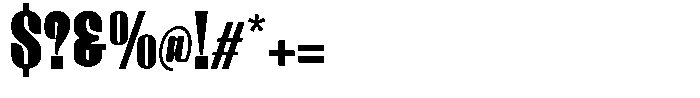 Elyon Heavy Font OTHER CHARS