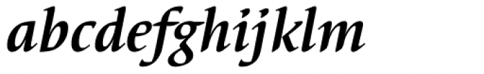 Elysa EF Bold Italic Font LOWERCASE