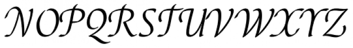 Elysa EF Light Italic Sw2 Font UPPERCASE