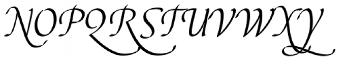 Elysa EF Light Italic Sw3 Font UPPERCASE