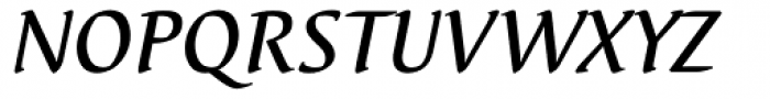 Elysa EF Medium Italic Font UPPERCASE