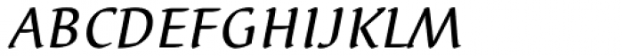Elysa EF Regular Italic SC Font LOWERCASE