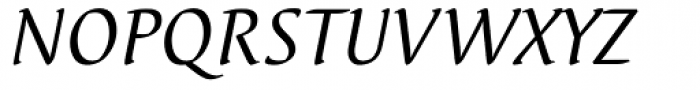 Elysa EF Regular Italic Font UPPERCASE
