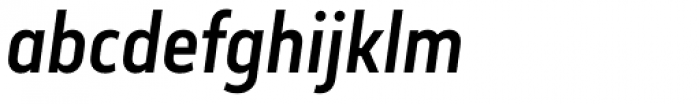 Elysio Medium Italic Font LOWERCASE
