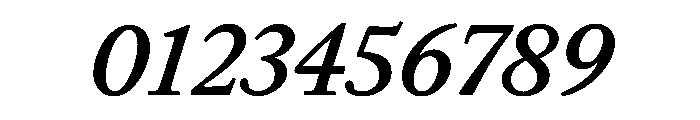 Elaphus Italic Font OTHER CHARS