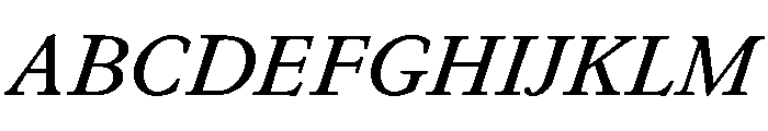 Elaphus Italic Font UPPERCASE