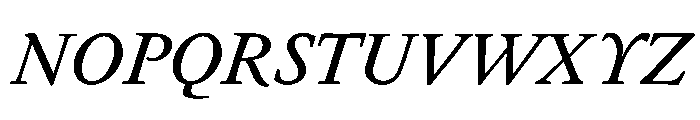 Elaphus Italic Font UPPERCASE