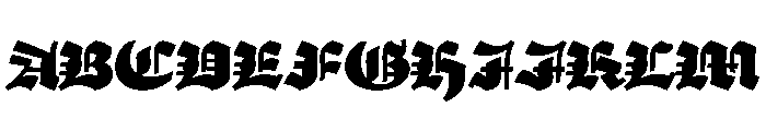 Elfreth Black 8924b7b3 Font UPPERCASE