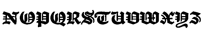 Elfreth Bold 463243d6 Font UPPERCASE