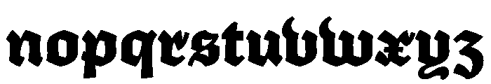 Elfreth Bold 463243d6 Font LOWERCASE