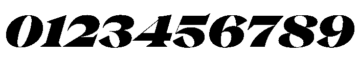 Eliptico03 BlackItalic Font OTHER CHARS