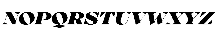 Eliptico03 BlackItalic Font UPPERCASE