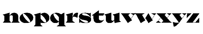 Eliptico03 Black Font LOWERCASE