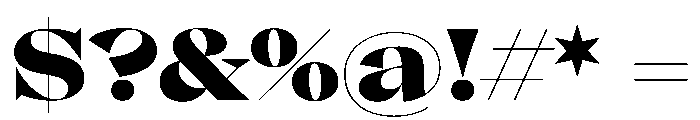 Eliptico03 Bold Font OTHER CHARS