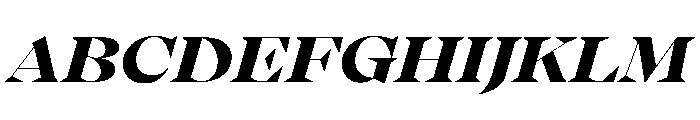 Eliptico03 BoldItalic Font UPPERCASE