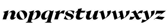 Eliptico03 BoldItalic Font LOWERCASE
