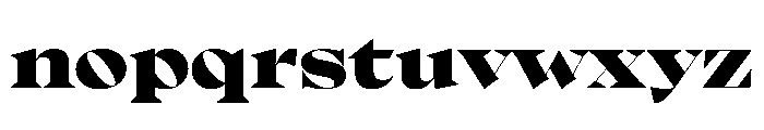 Eliptico03 Extrabold Font LOWERCASE