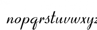 Elegant Regular Font LOWERCASE