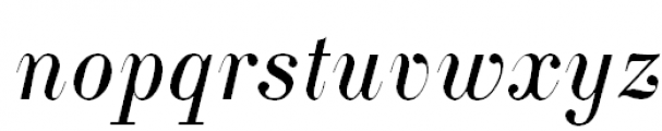 Elizabeth Book Italic Font LOWERCASE