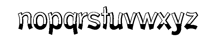 El Paso Half Font LOWERCASE