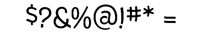 El Paso Light Font OTHER CHARS