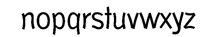El Paso Light Font LOWERCASE