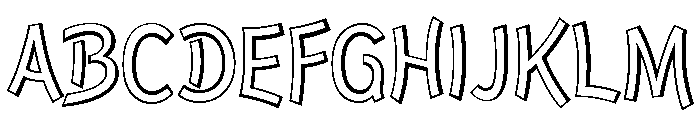 El Paso Open Font UPPERCASE