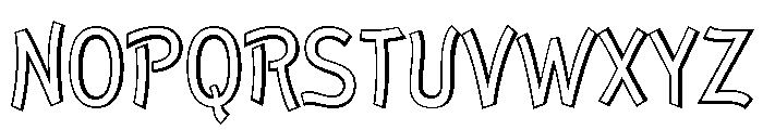 El Paso Open Font UPPERCASE